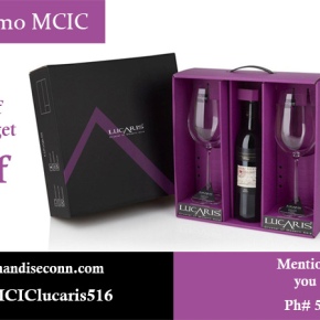 Lucaris Stemware Promotion! Buy 10 cases & get 10% off entire purchase!