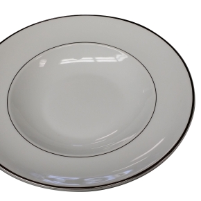 Featured Product: Premiere 9.25″ Soup/Pasta Plate with Platinum Lining