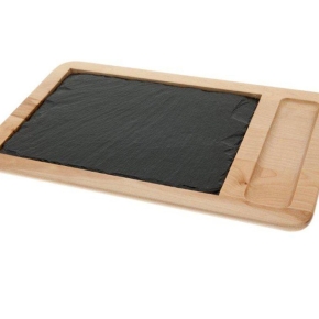 Slate of the Day: 15.7″ Wooden Tray with Slate Insert